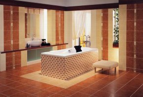 Использование напольной плитки в интерьере помещения: практичное решение
